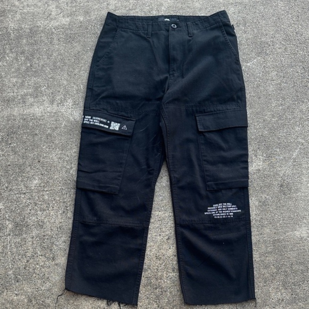 Black Cargo Pants PM3 - Picture 1 of 5